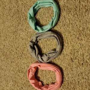 SET OF 3 NEW HANDMADE KNOTTED HEADBANDS
